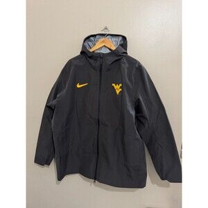 Nike West Virginia Mountaineers Football Team Issue Gore-Tex Rain Jacket Mens L